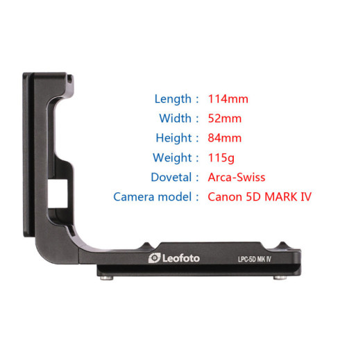 L-doštička pre Canon 5D Mark IV