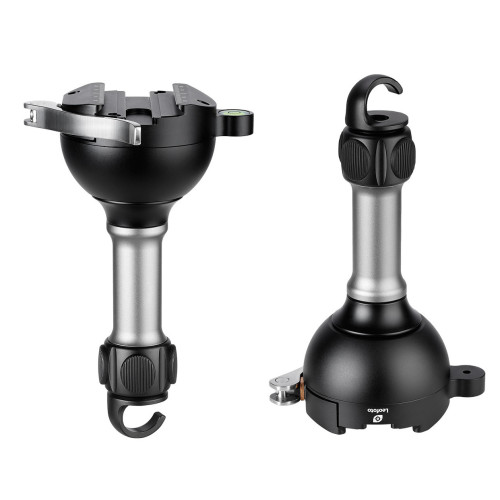 Půlkulový nivelační adaptér s háčkem Leofoto 75 mm (L)