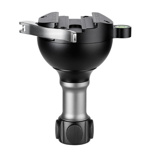 Půlkulový nivelační adaptér s rychloupínací svorkou Leofoto 75mm (M))