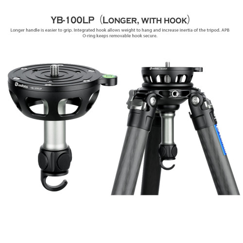 Půlkulový nivelační adaptér Leofoto 100mm (L)