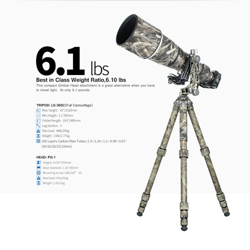 Ranger LS-365C s hlavou PG-1 (úplná kamufláž)